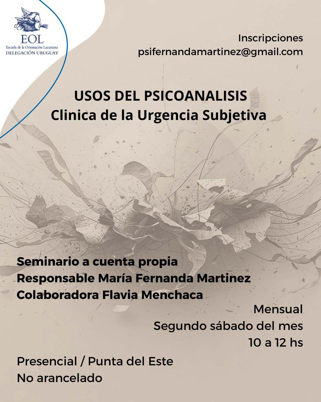 Seminario a cuenta propia